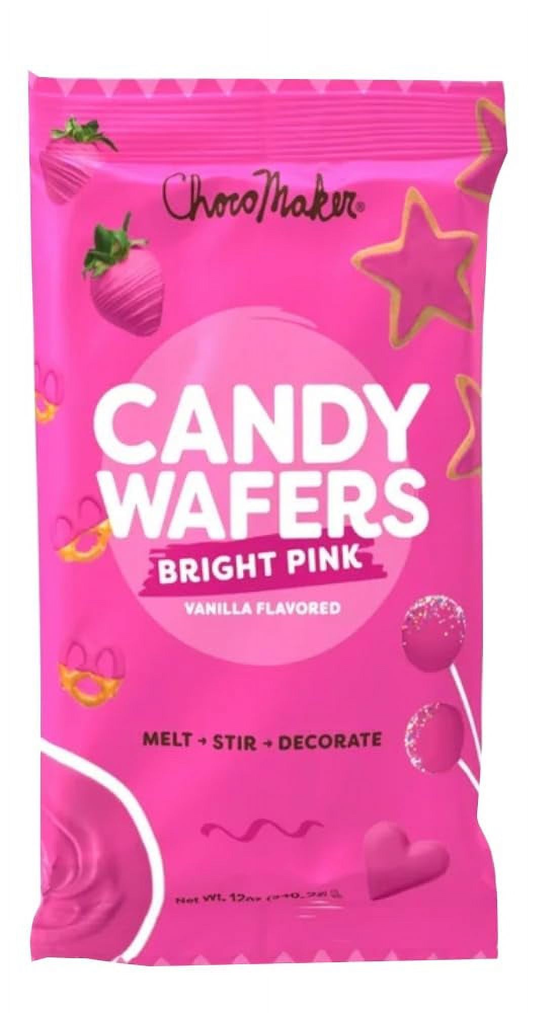 Bright Vanilla Flavored Candy Wafers, 12 Ounce